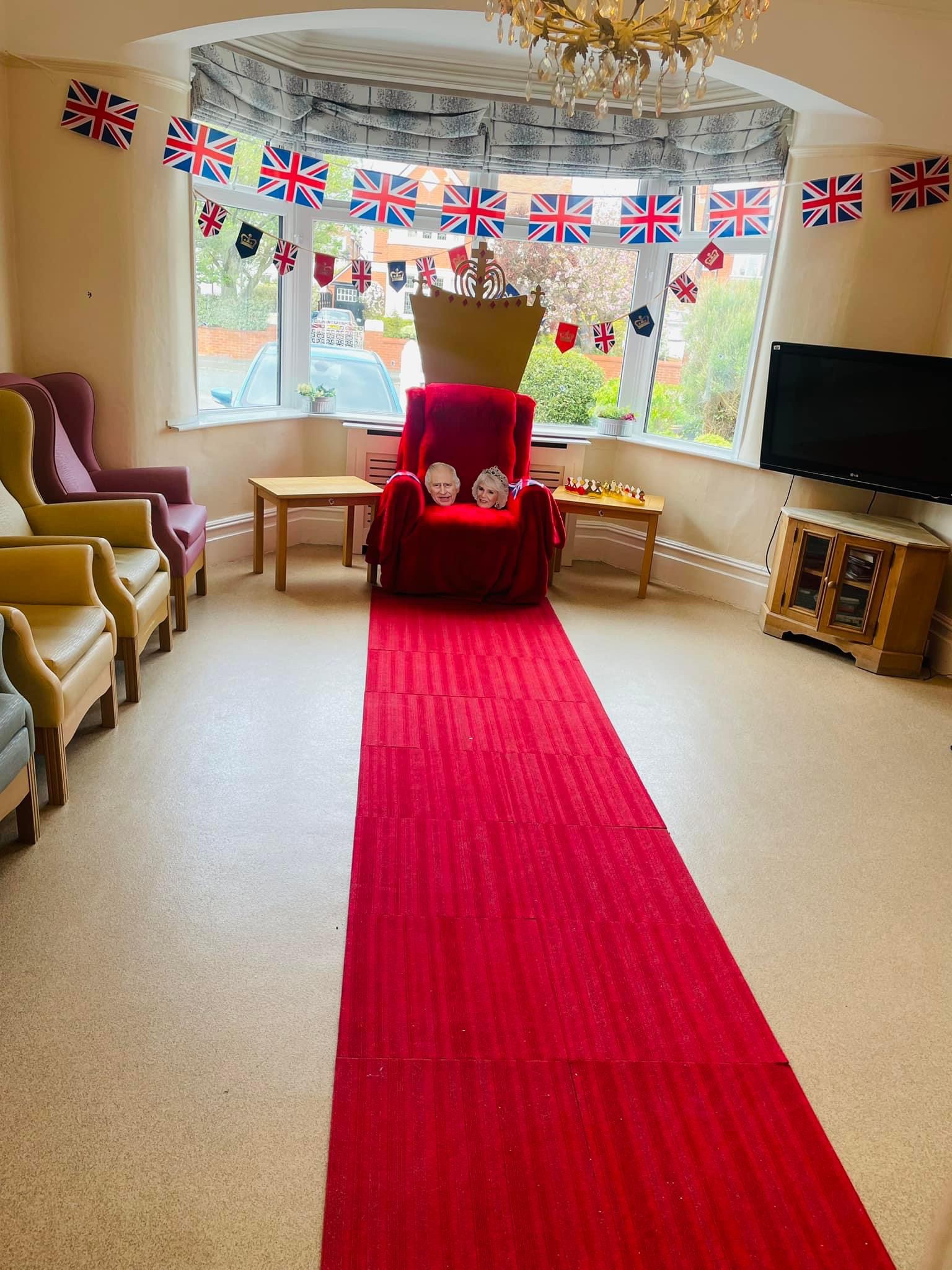 Coronation Red Carpet Donated to Fairhaven Lodge Care Home
